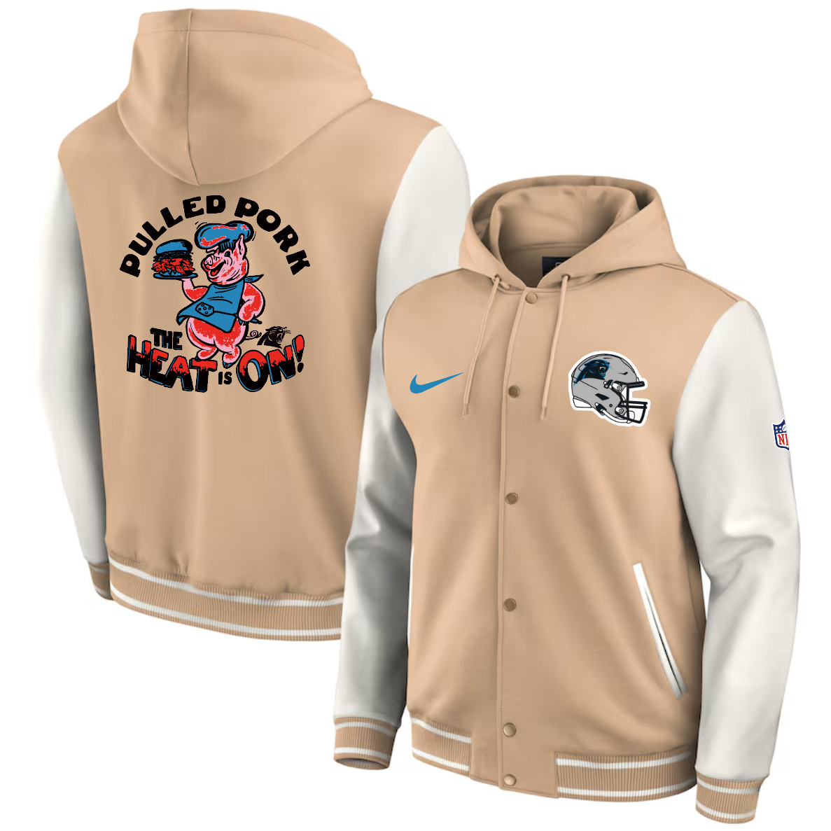 Men 2025 NFL Carolina Panthers jacket syle 1